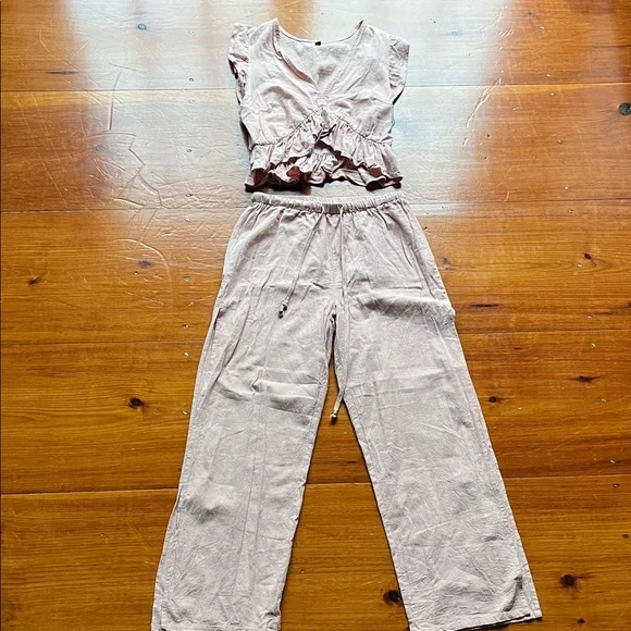 Fancyinn 2-pc Pink Jumpsuit - Picture 2 of 10